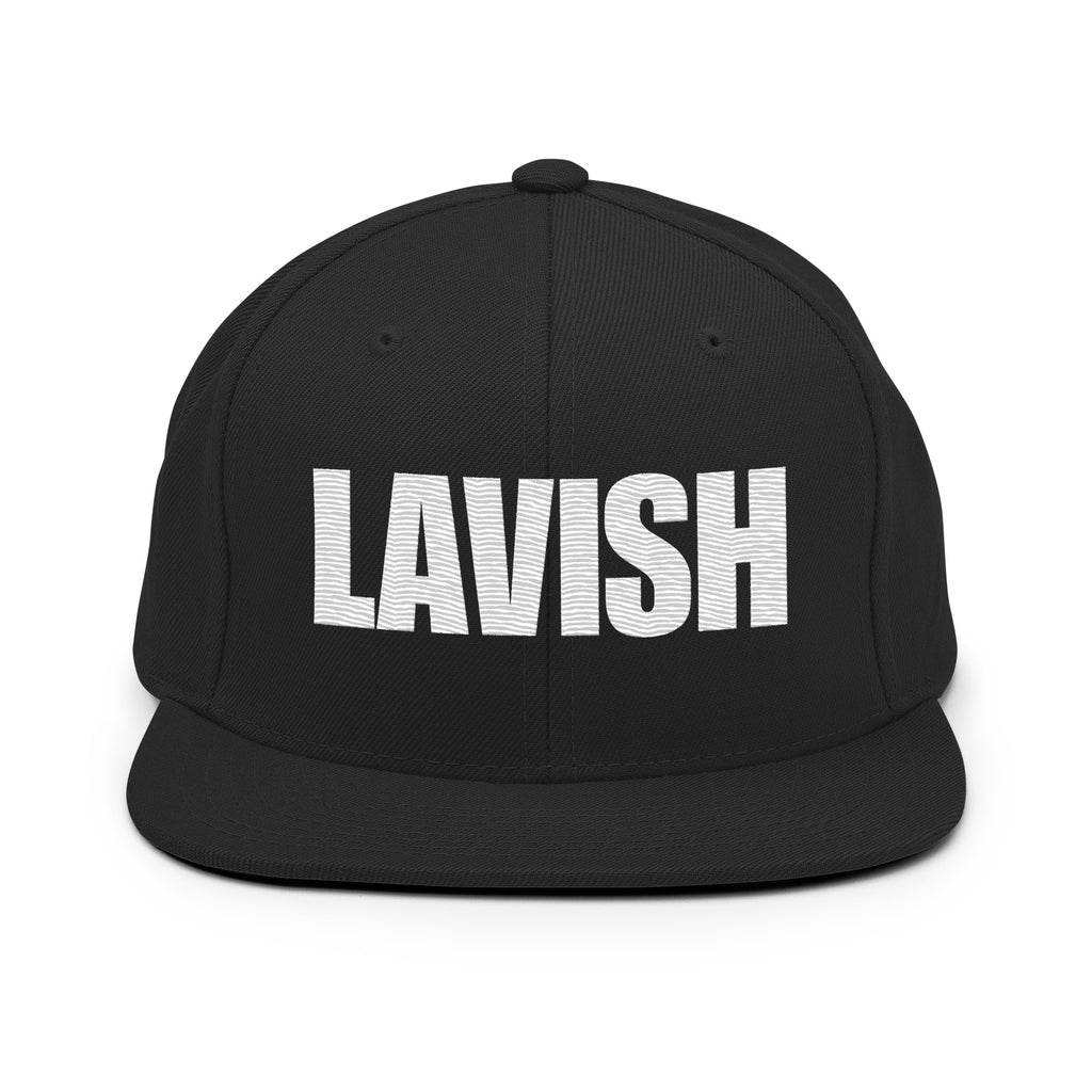 LAVISH Snapback Hat (Black)