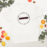 No Biggie (Escaped the Diddies) Unisex White Tee Shirt