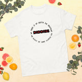 No Biggie (Escaped the Diddies) Unisex White Tee Shirt