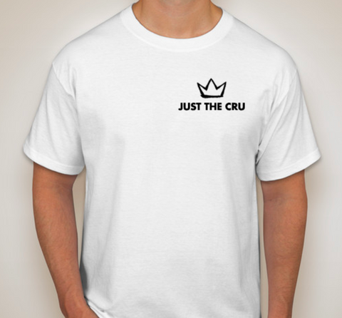 LIMITED EDITION: White Just The CRU T-Shirt